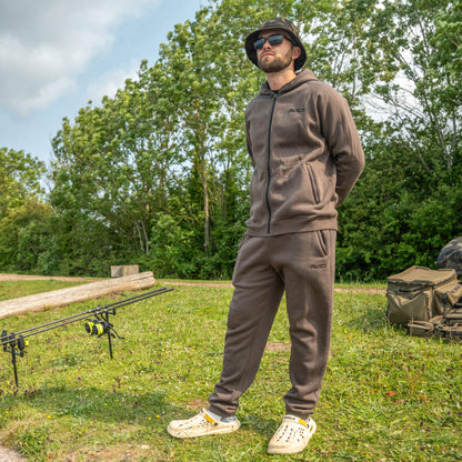 Compound Zip Hoodie (Brown)