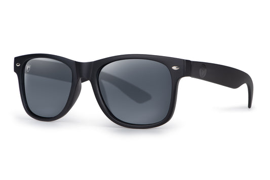 Matt Black Grey Lens Eyewear