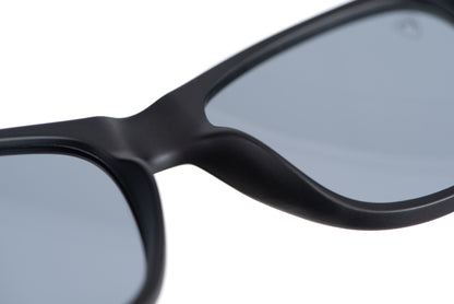 Matt Black Grey Lens Eyewear