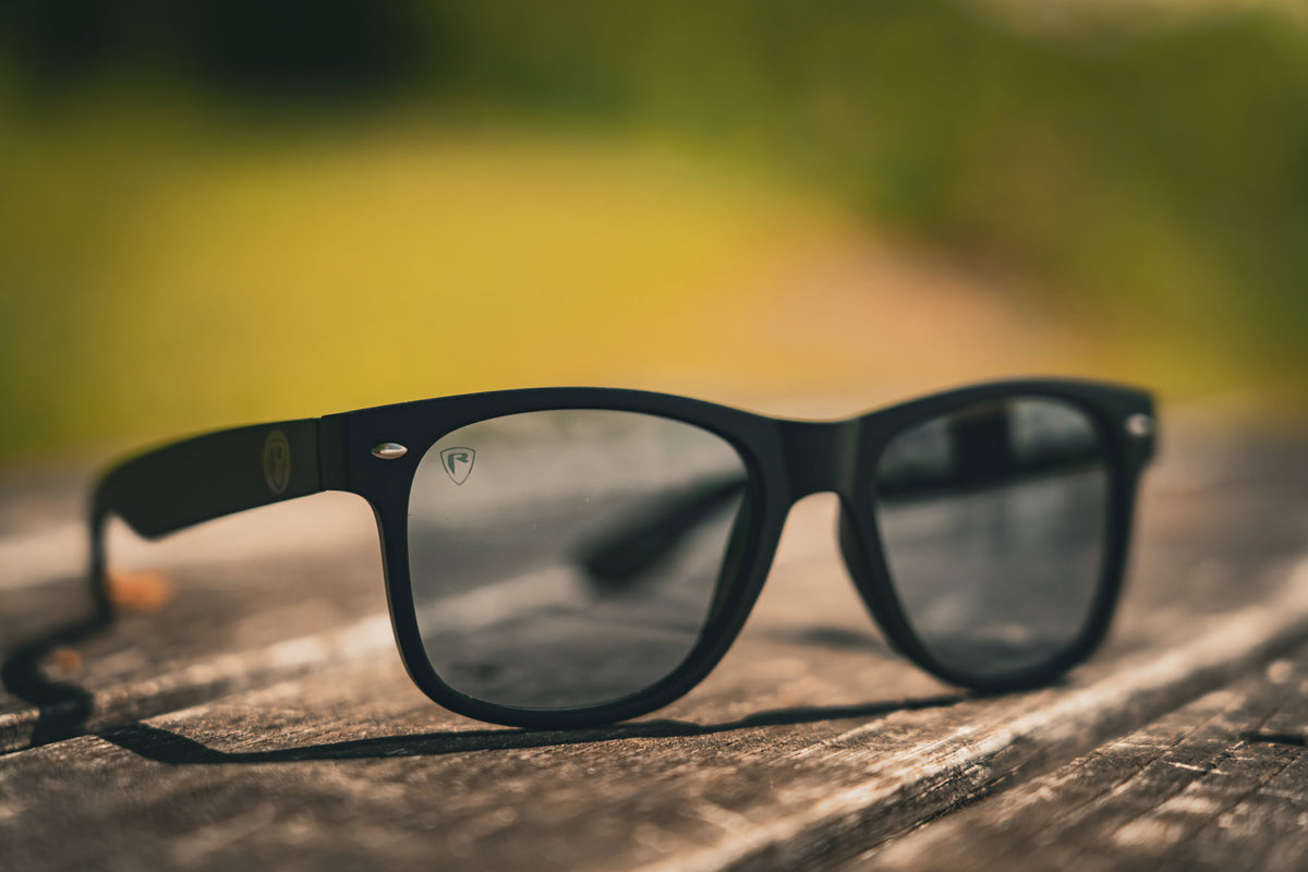 Matt Black Grey Lens Eyewear