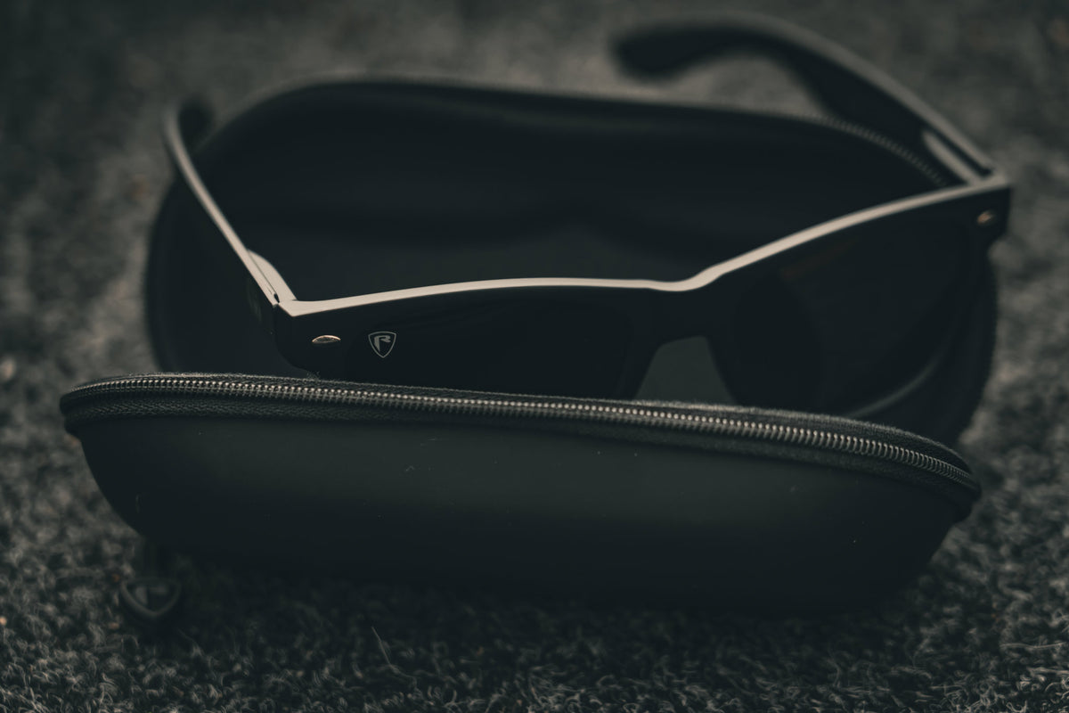 Matt Black Grey Lens Eyewear
