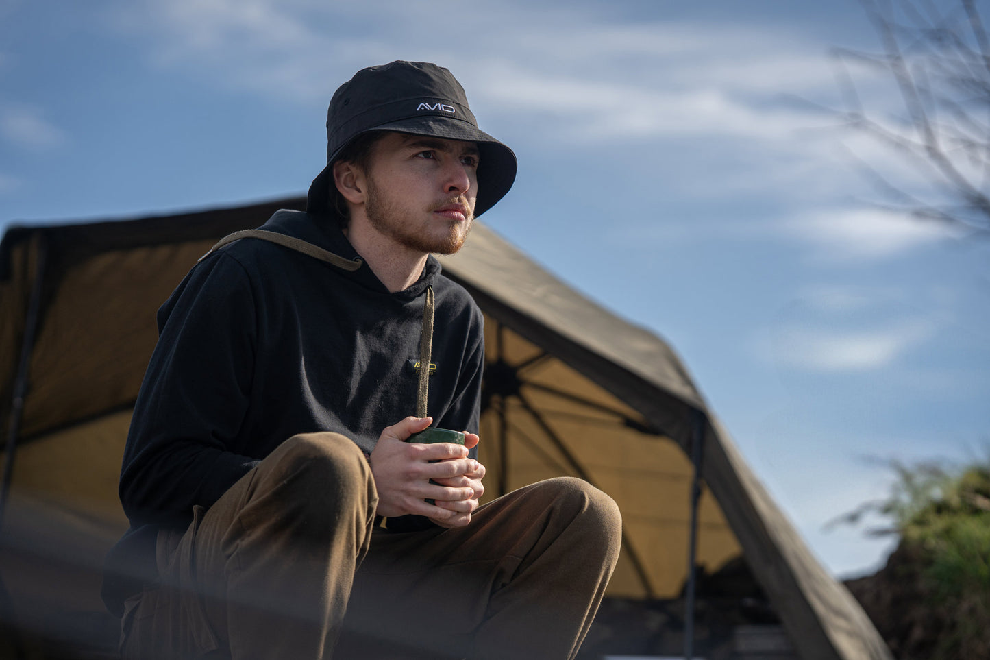 Stealth Black Bucket Hat