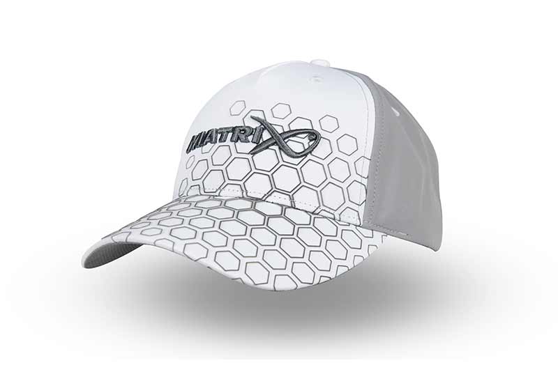 Hex Print Cap (White)