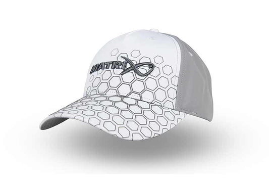 Hex Print Cap (White)
