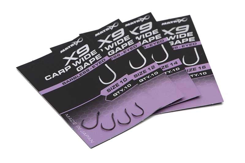 X9 - Carp Wide Gape Hooks