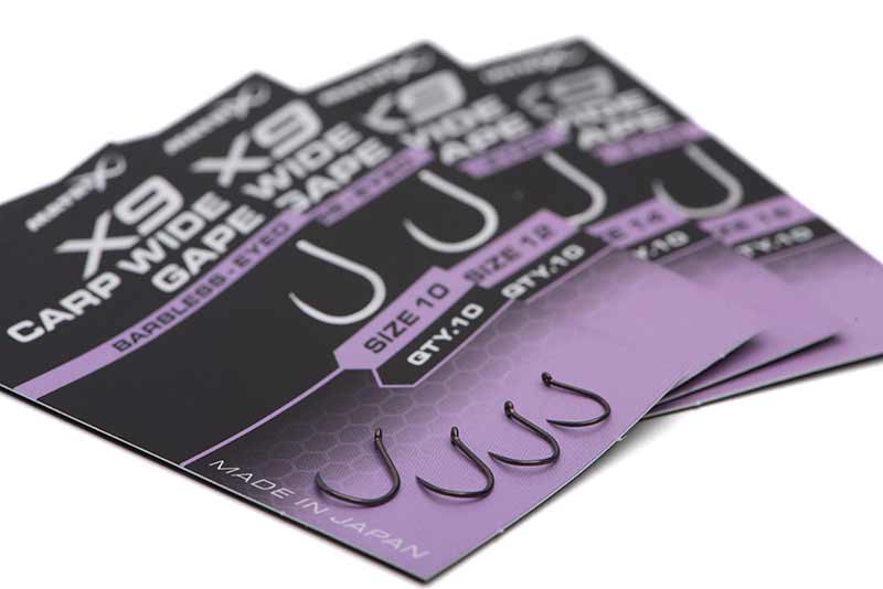 X9 - Carp Wide Gape Hooks