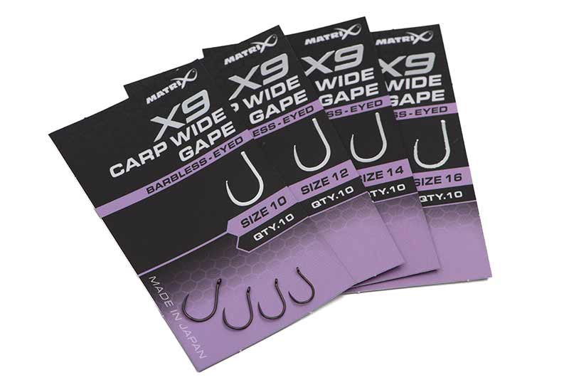 X9 - Carp Wide Gape Hooks