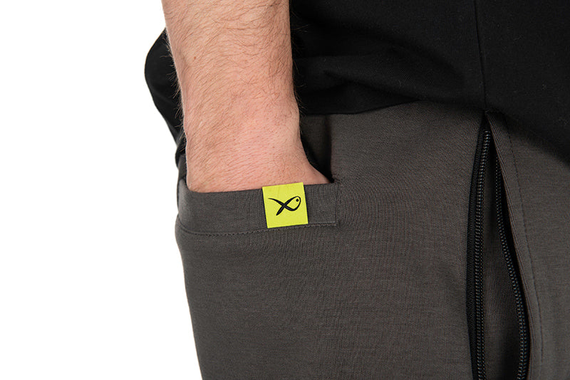 Black Edition Jogger Shorts (Dark Grey / Lime)
