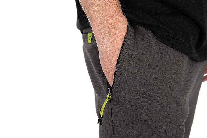Black Edition Jogger Shorts (Dark Grey / Lime)