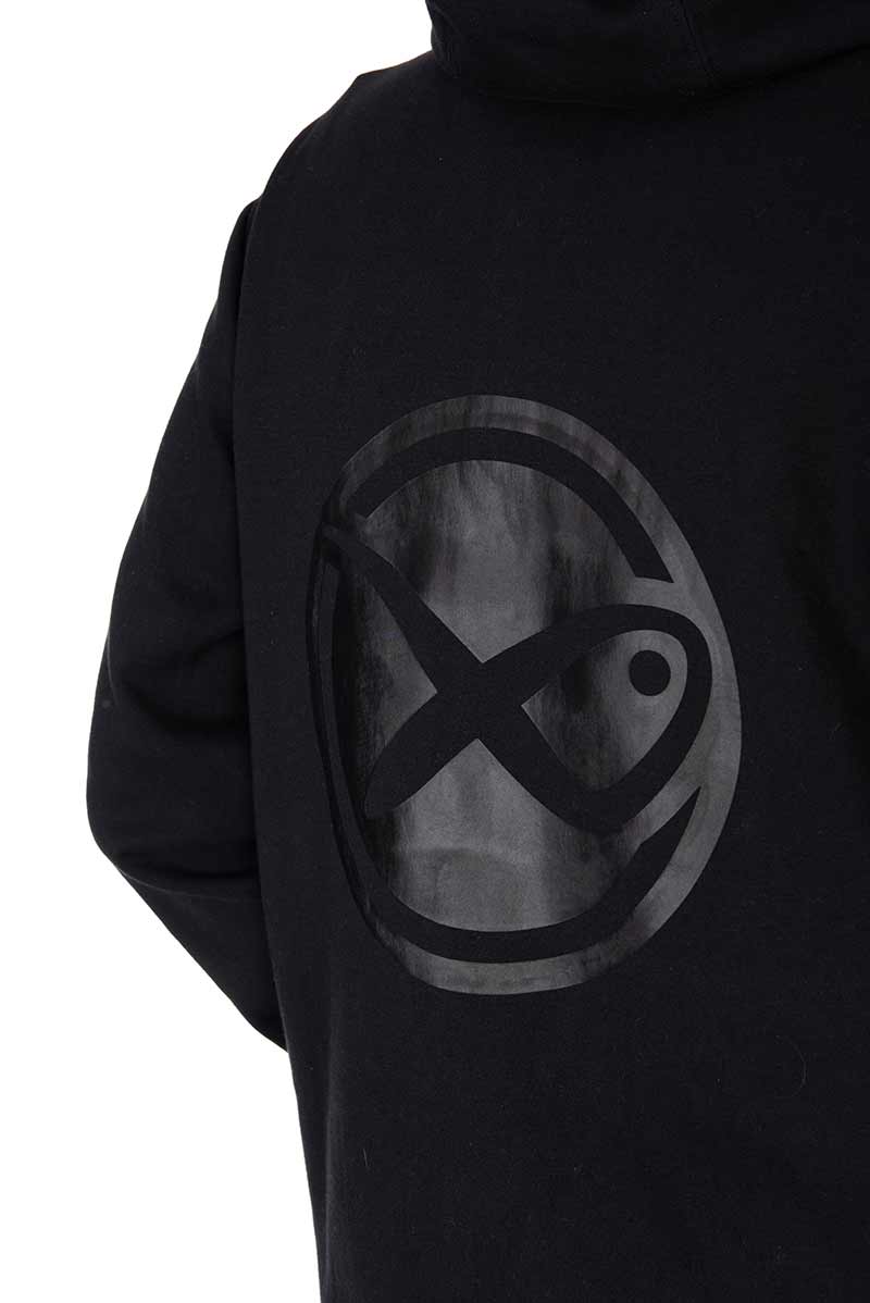 Stealth Zipped Hoody – Black
