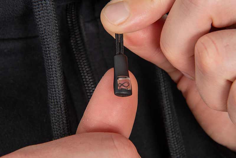 Stealth Zipped Hoody – Black