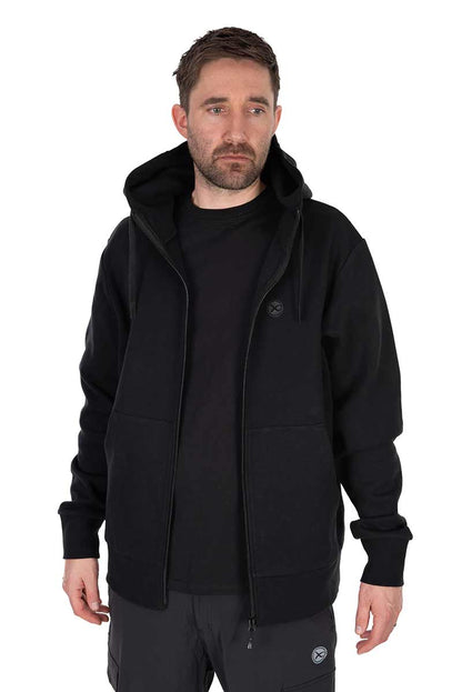 Stealth Zipped Hoody – Black