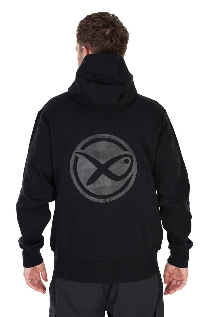 Stealth Zipped Hoody – Black