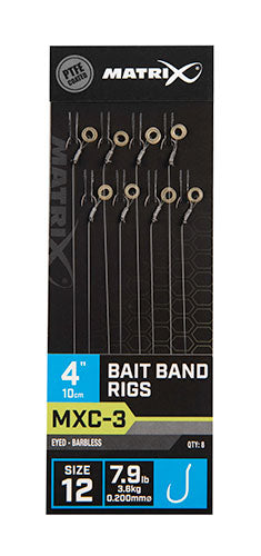 MXC-3 Bait Band Rigs 10cm/4ins